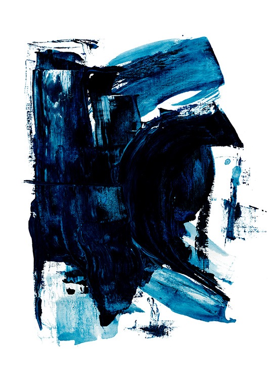 Blue Painting No2 Poster / Arte astratta presso Desenio AB (13842)