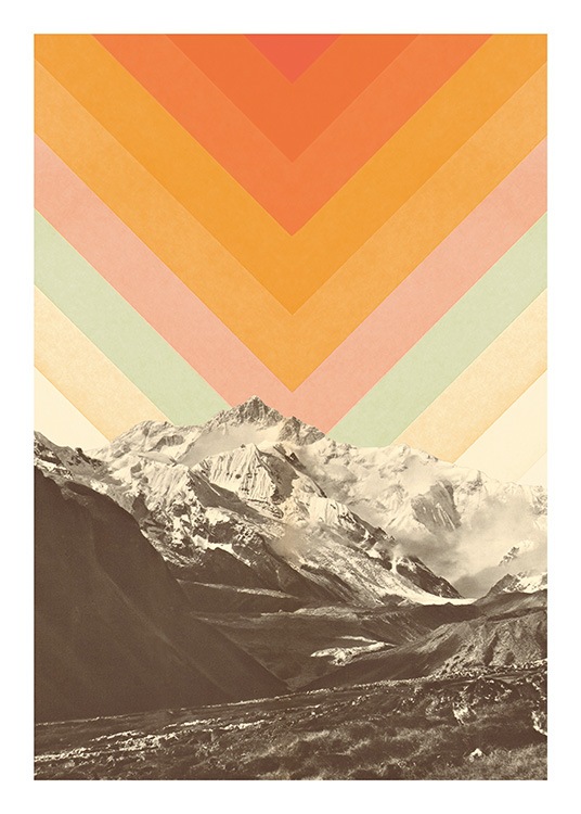 Mountainscape No1 Poster / Vintage presso Desenio AB (13922)