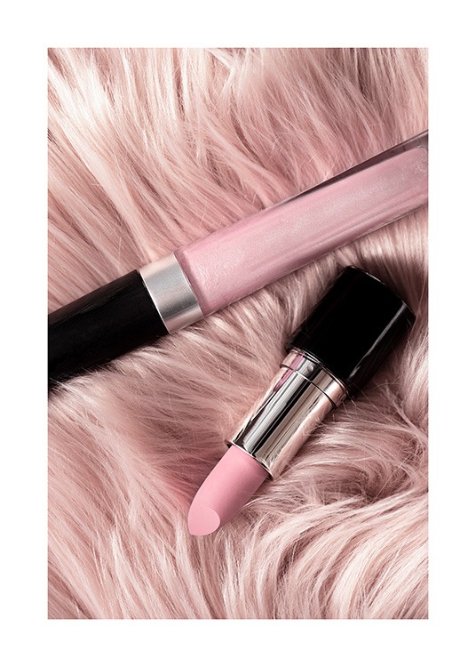 Pink Lipsticks Poster