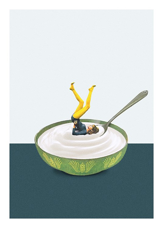 Yoga in My Yoghurt Poster