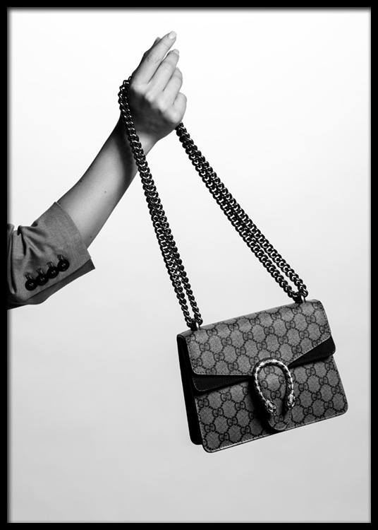 Designer Handbag Poster - Borsa Gucci - desenio.it