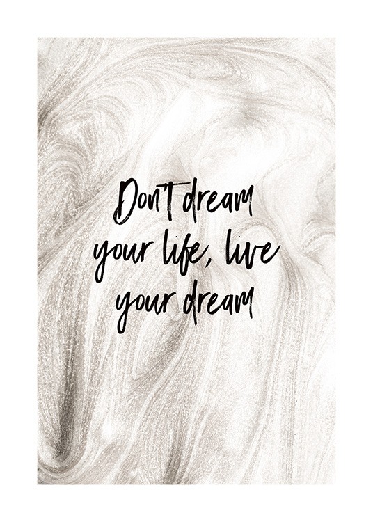 Don't Dream Your Life Poster