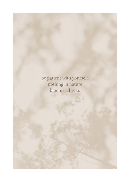 Be Patient Poster