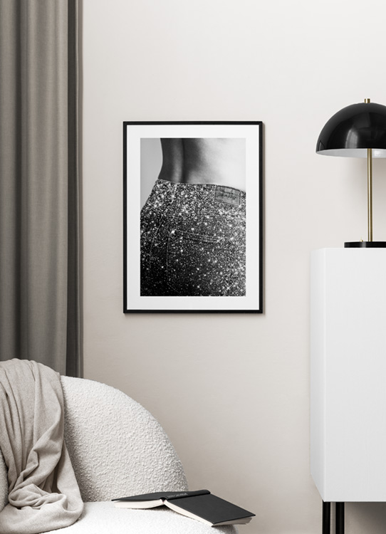 Keep It Sassy Jeans Poster - Jeans luccicanti - desenio.it