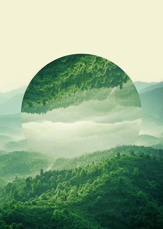 Reflected Forest Poster / Natura presso Desenio AB (2039)