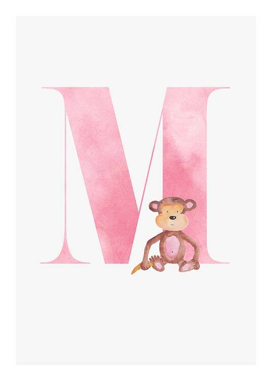 Alphabet M Poster
