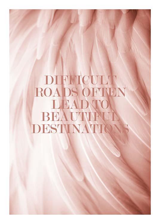 Beautiful Destinations Poster / Testi e citazioni presso Desenio AB (2650)