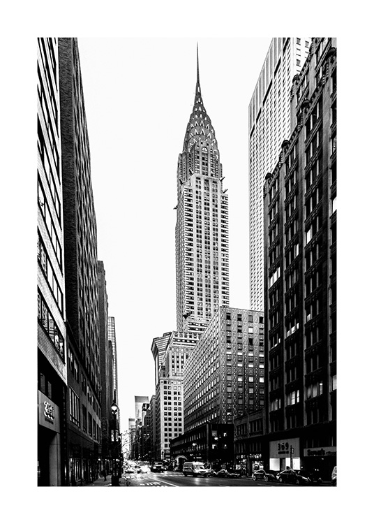 Streets Of New York Poster / Bianco e nero  presso Desenio AB (3297)