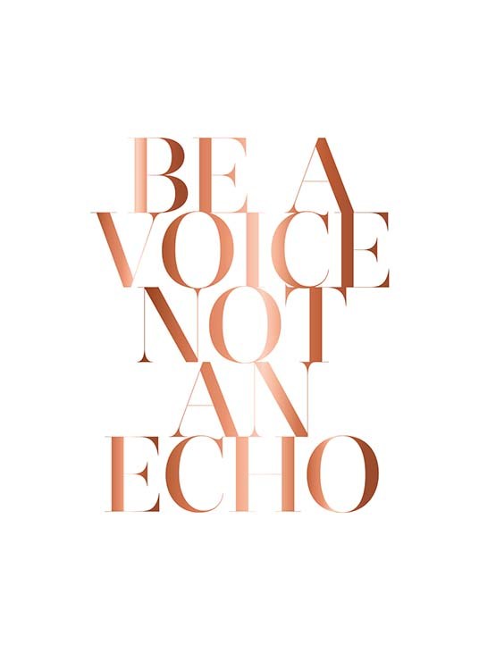 Be A Voice Poster
