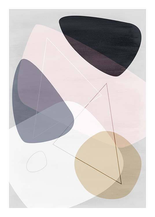 Graphic Pastels 3 Poster / Arte presso Desenio AB (3451)