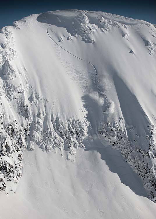 Jotunheimen Skiing Poster