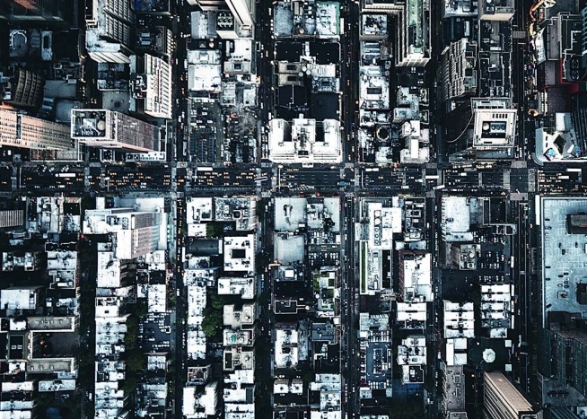 Aerial View Of New York Poster / Fotografia presso Desenio AB (3587)