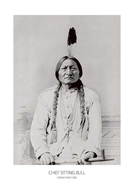 Sitting Bull Poster / Fotografia presso Desenio AB (7380)
