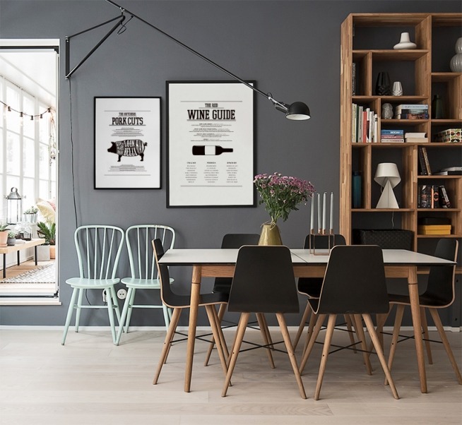 Bel poster per la cucina | Quadro con schema di taglio ...