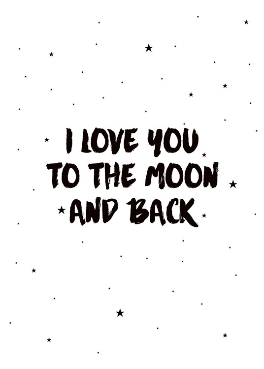 Moon And Back Poster