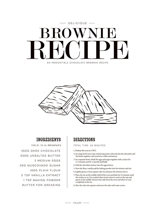 Brownie Poster