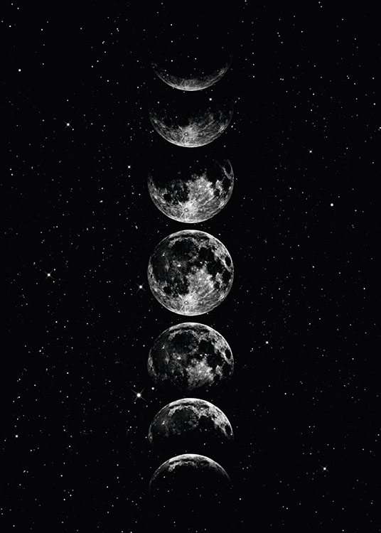 Moon Star Sky Poster / Pianeti presso Desenio AB (8190)