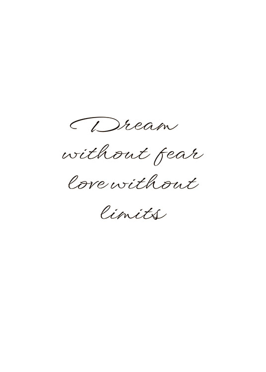 Dream Without Fear Poster
