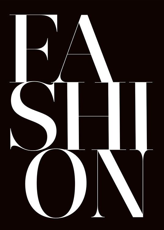 Fashion Black Poster / Bianco e nero  presso Desenio AB (8392)