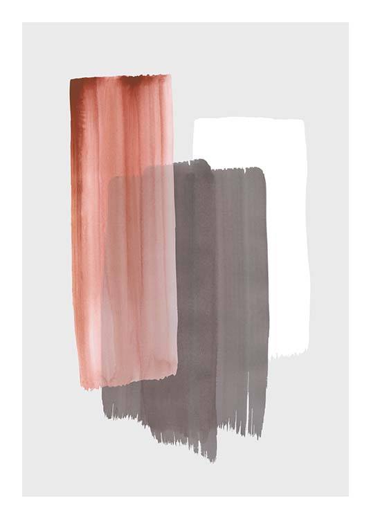 Color Strokes No3 Poster