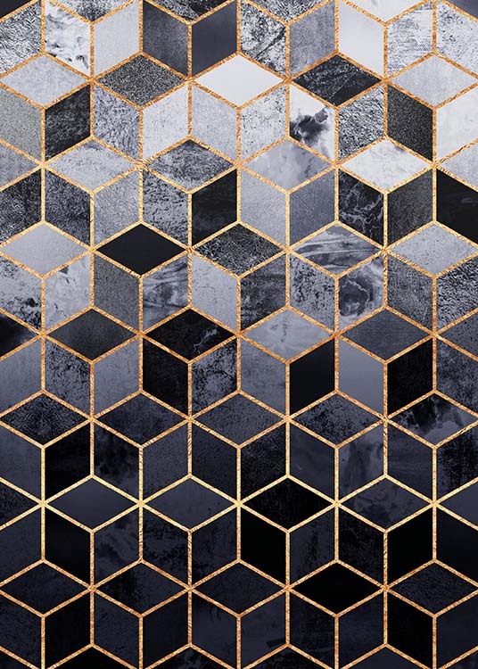 Daydream Cubes Poster