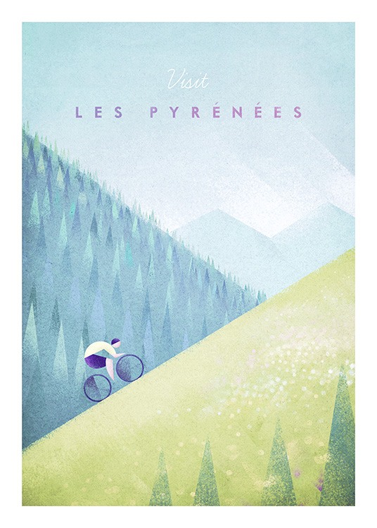 Les Pyrenees Poster