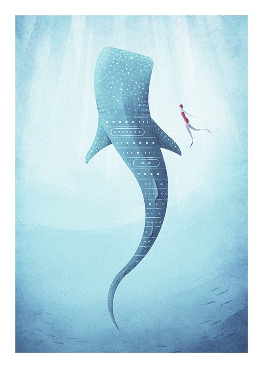 Whale Shark Poster