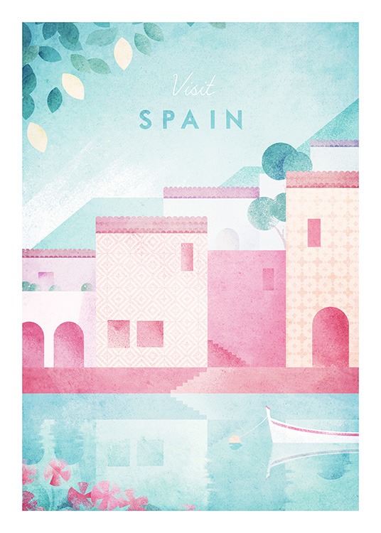 Visit Spain Poster / Vintage presso Desenio AB (pre0044)