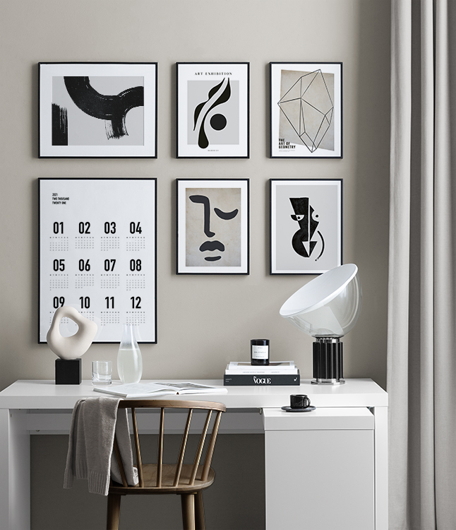 Spazio di lavoro minimalista